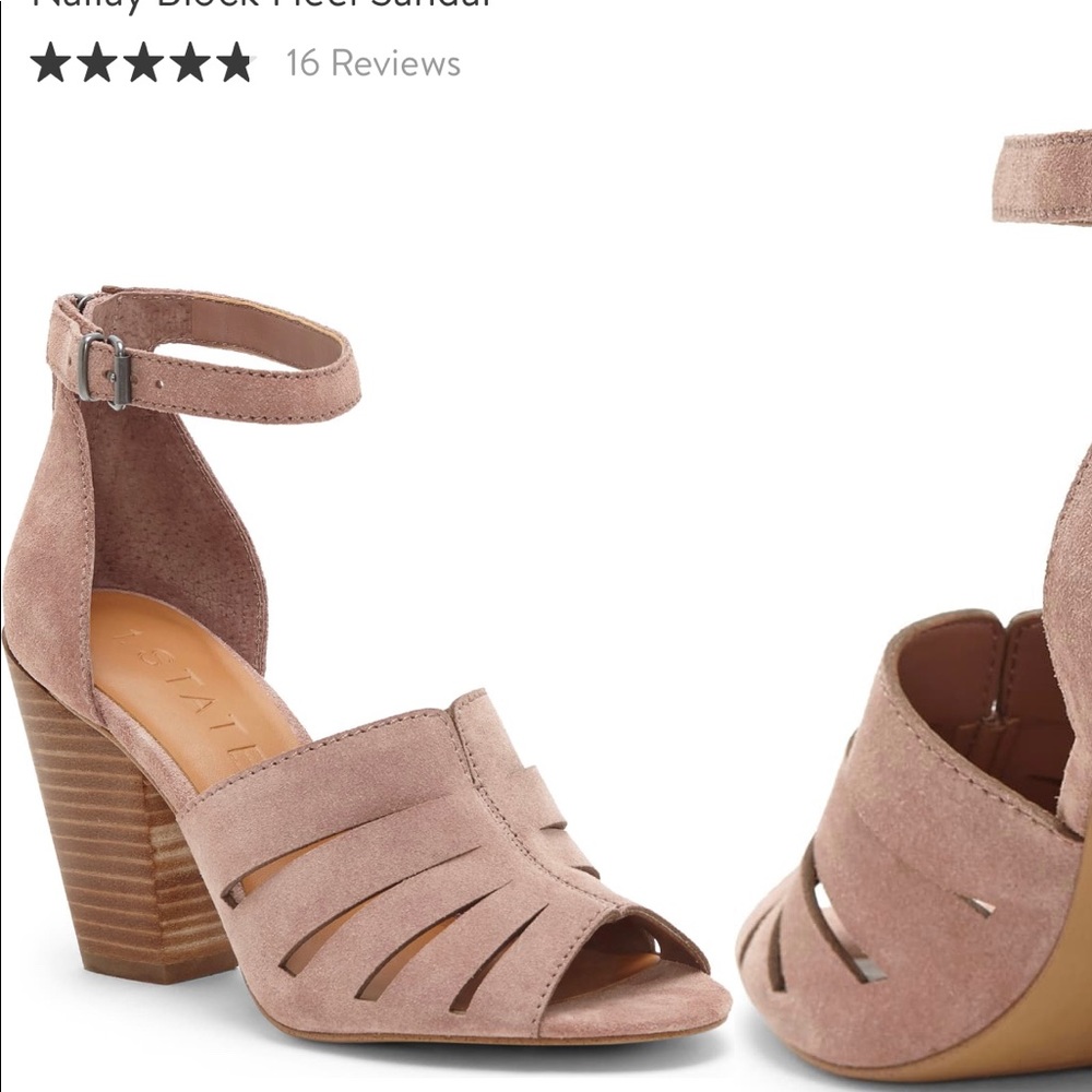 1. Slate Nallay Block Heel Sandal size 6.5